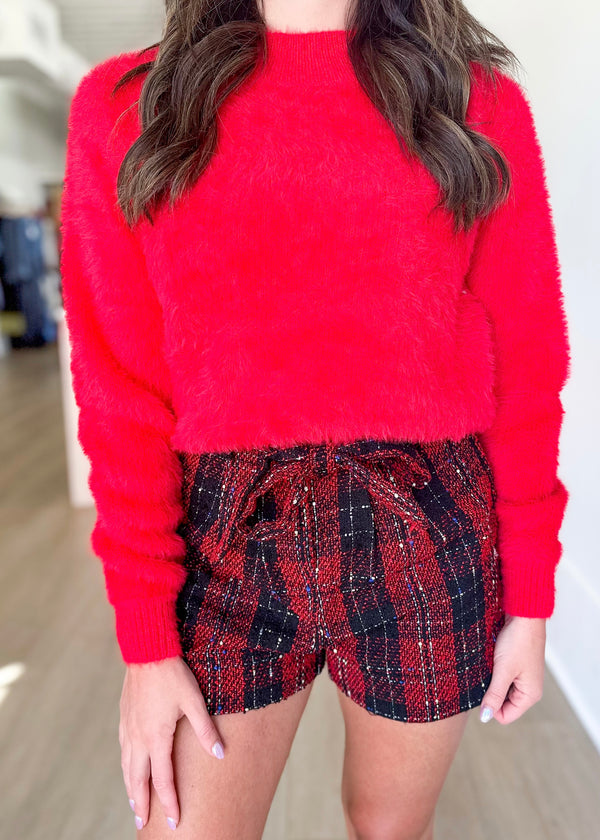 Bundle Sweater- Red