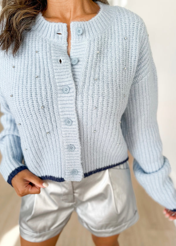 Manon Ice Blue Cardigan