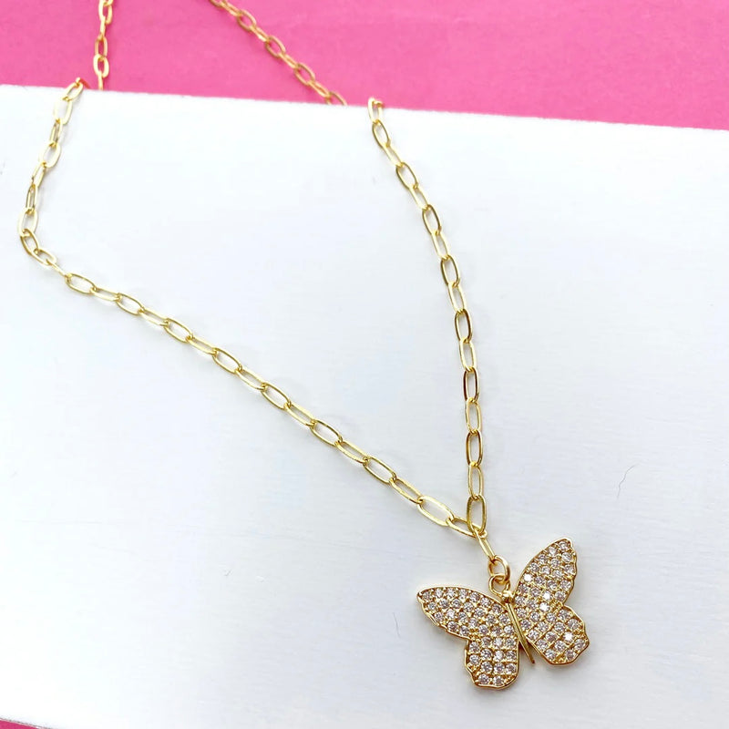 Dainty Butterfly Necklace