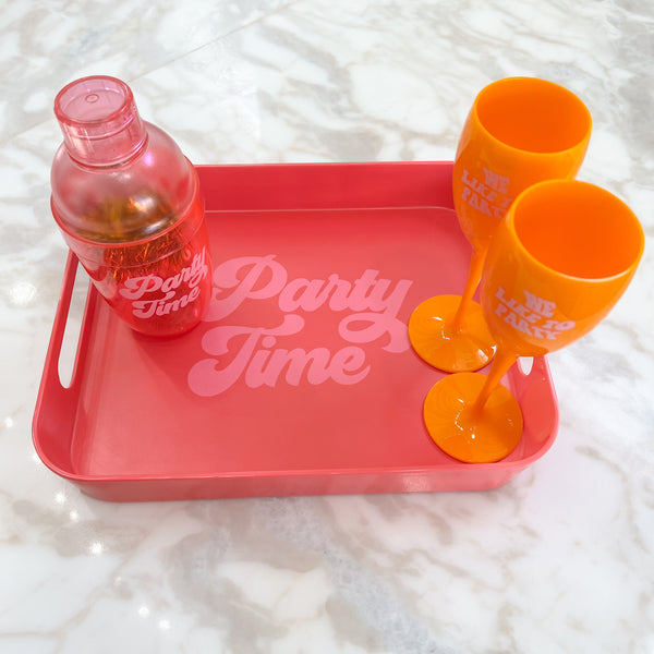 Party time bar tray