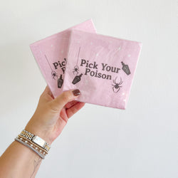 Pick poison napkin