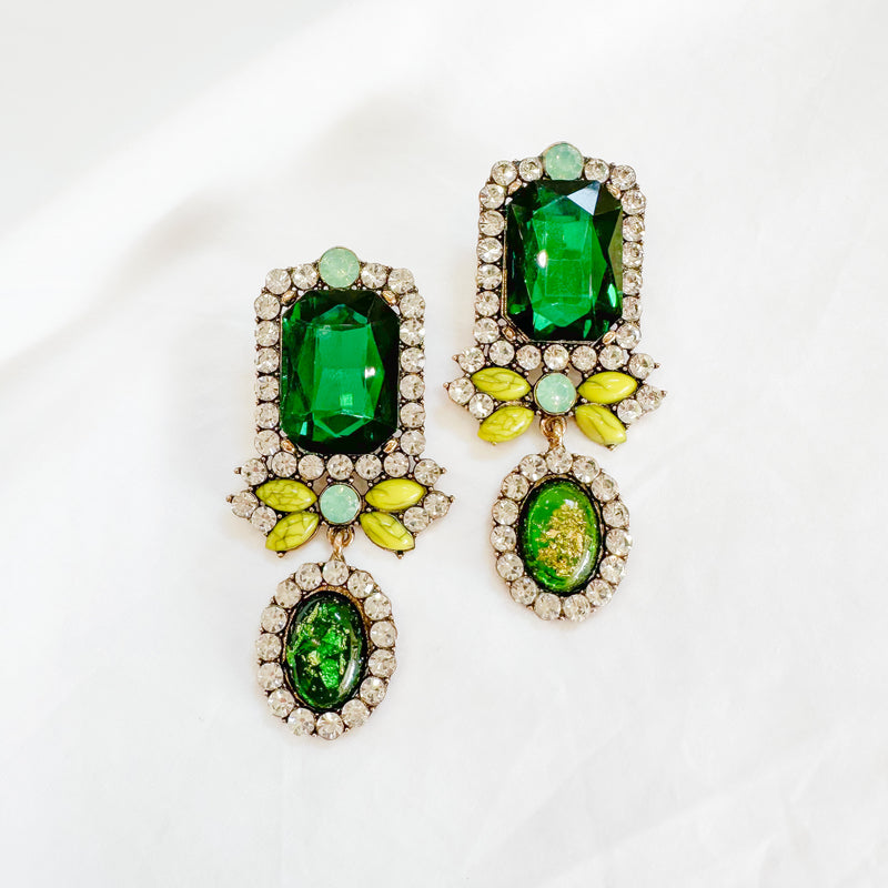 Rhinestone Statement Earrings