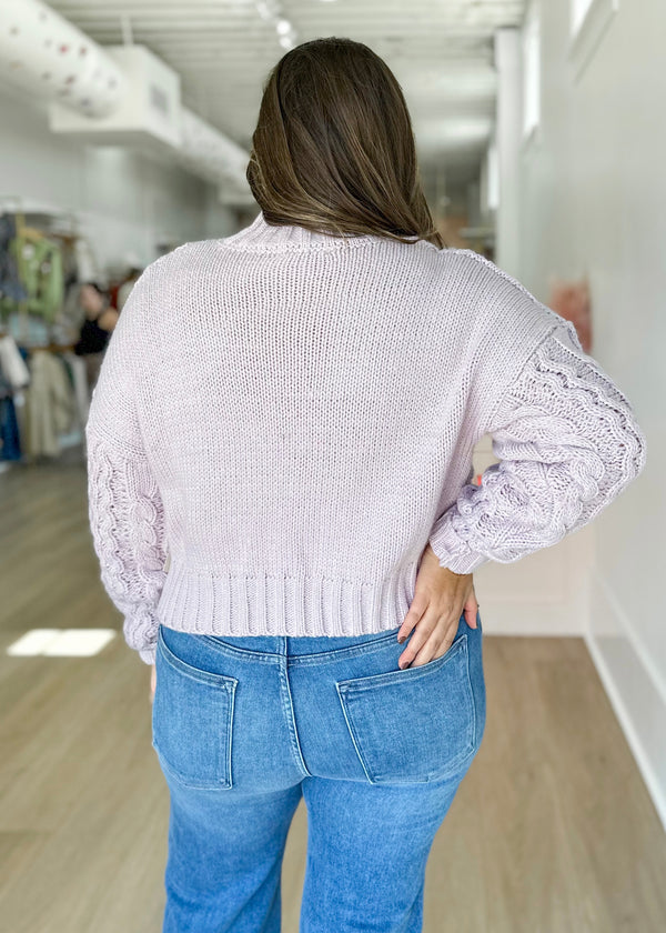 Lavender Pearl Sweater