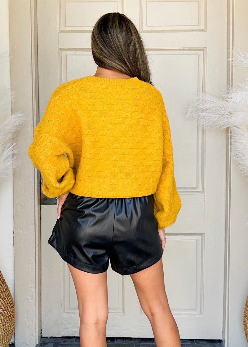 Saffron Sweater- Yellow