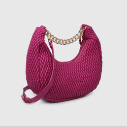 Jade Crossbody- Fuchsia