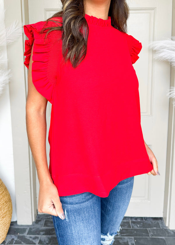 Home for the Holidays Top- Red