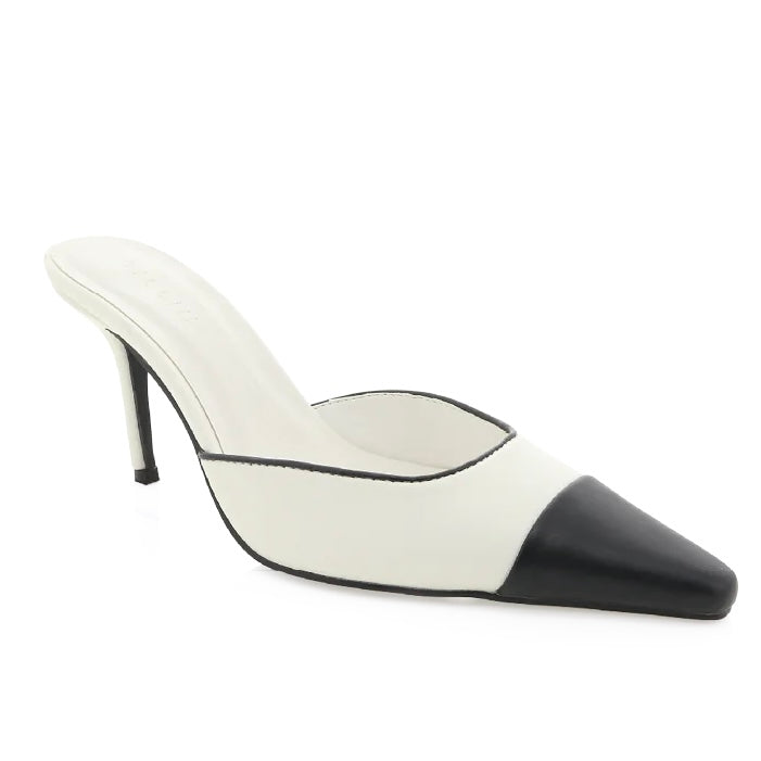 Ameare Heel- White/Black