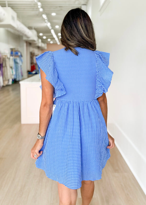 Aspire Mini Dress- Blue