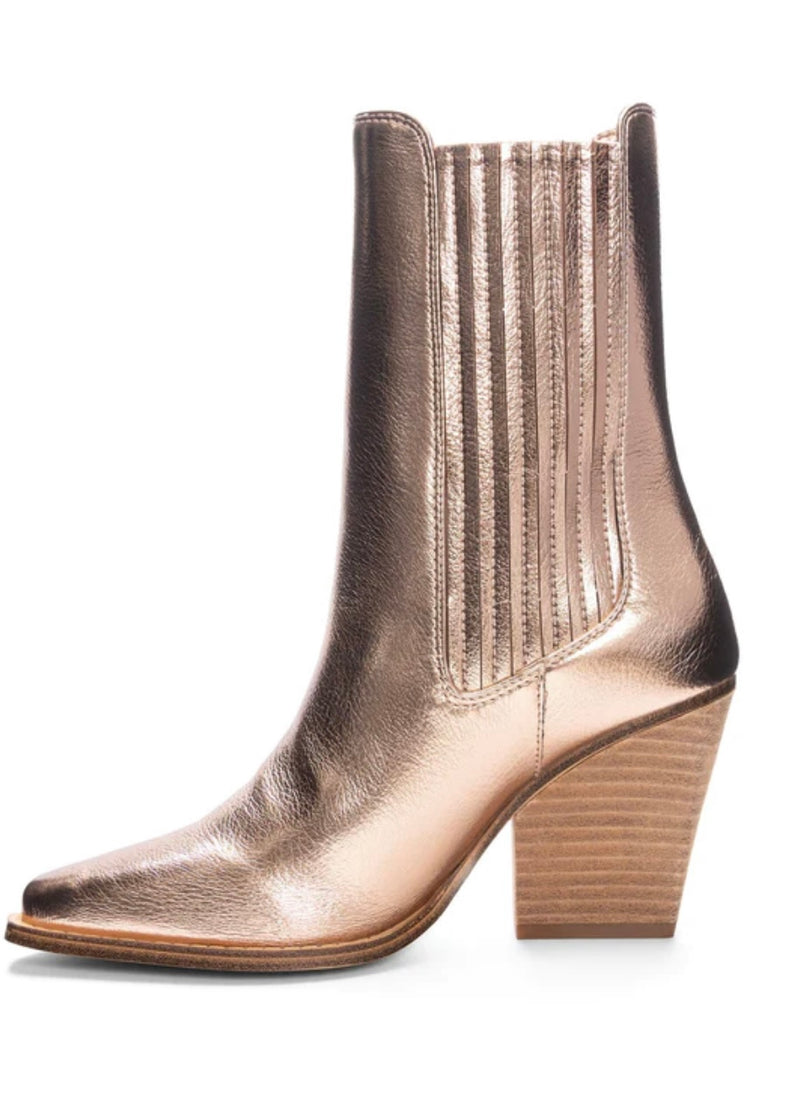 Cali metallic boot- copper