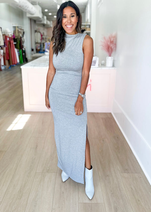 Remi Maxi Dress- Grey