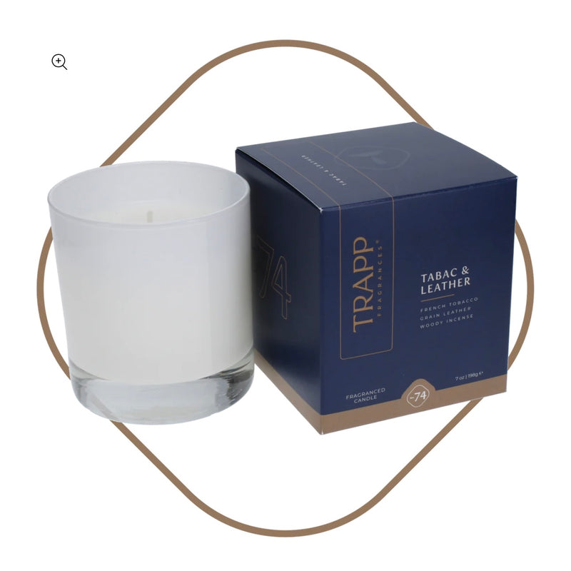 Tabac and Leather 7 oz Candle