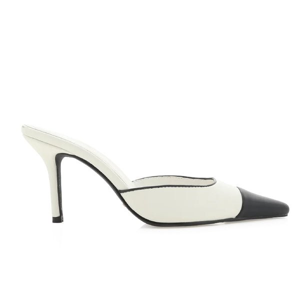 Ameare Heel- White/Black