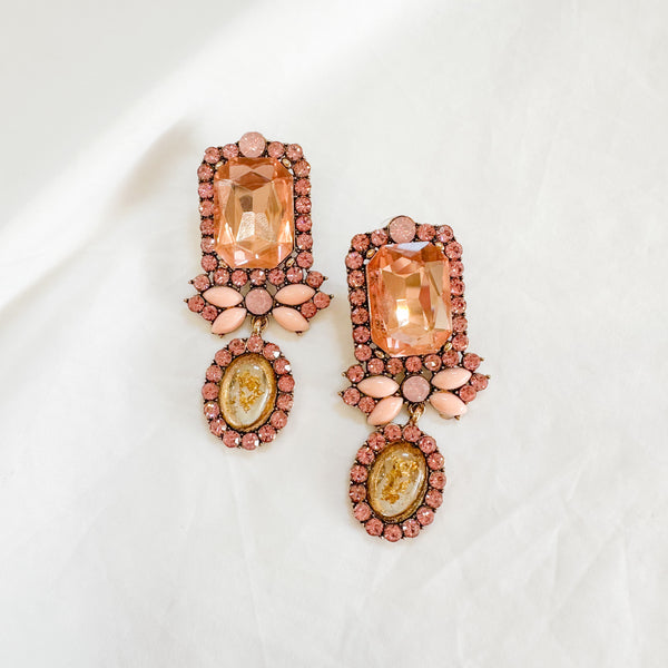 Rhinestone Statement Earrings