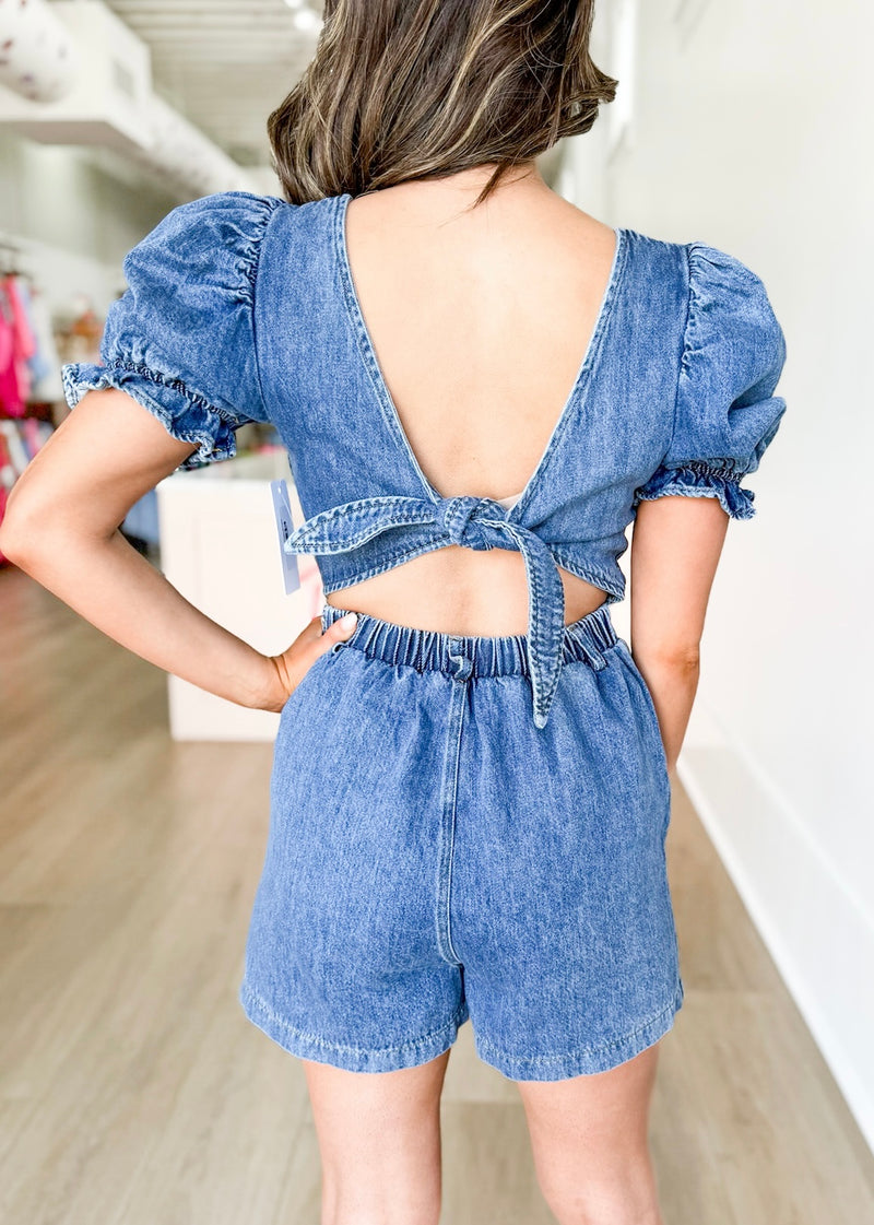 Ellis Denim Romper