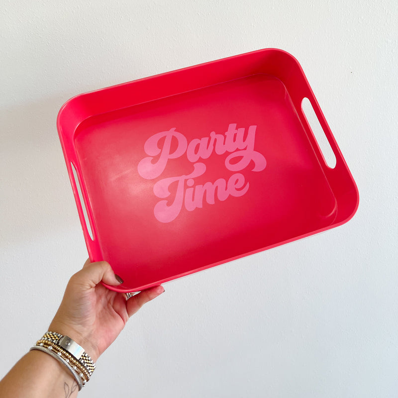 Party time bar tray