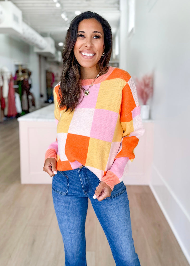 Color Block Sweater