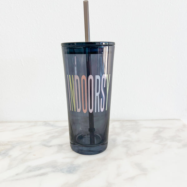 Indoorsy glass tumbler