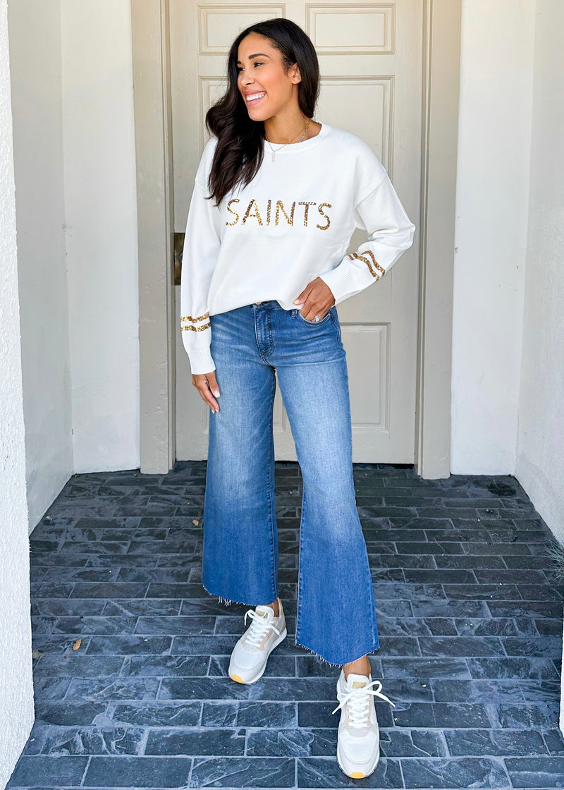 Sequin Saints Sweater