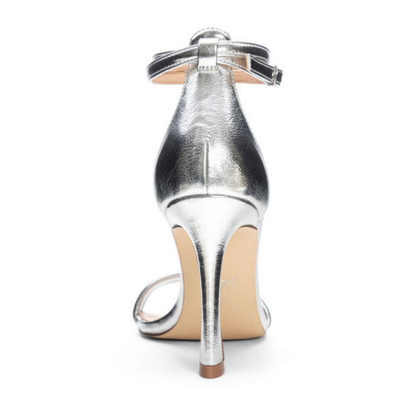 Jasmine Metallic Silver Heel