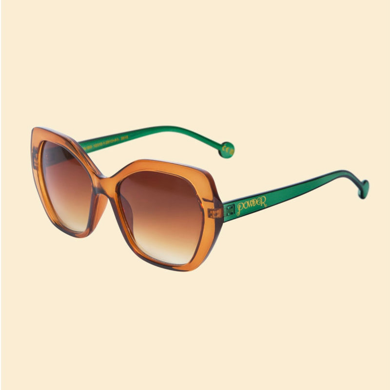 Briana Sunglasses- Mandarin/Sage