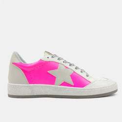 Paz Sneaker- Neon Pink